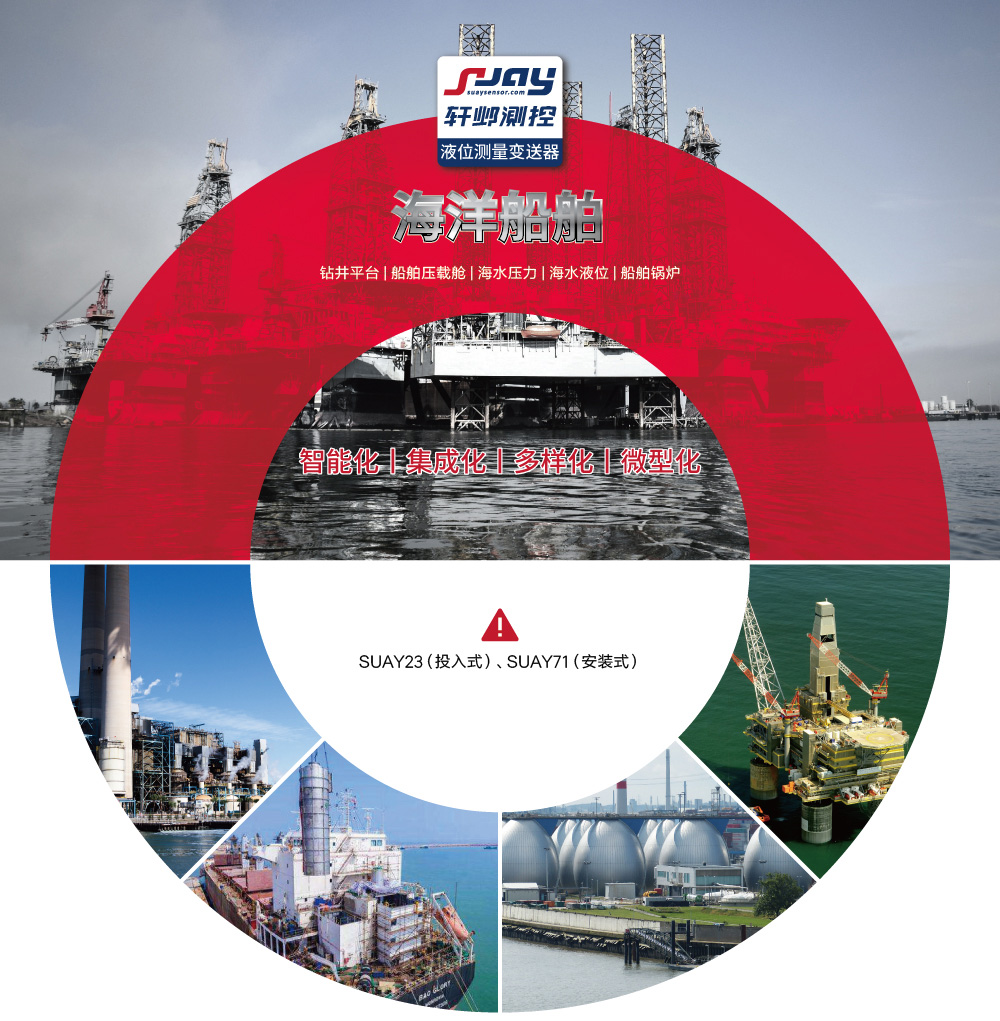 海洋船舶（鉆井平臺(tái)、船舶壓載艙、海水壓力、海水液位、船舶鍋爐